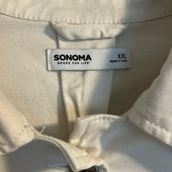 Cream Button-Up Jacket - Picture 3 of 4